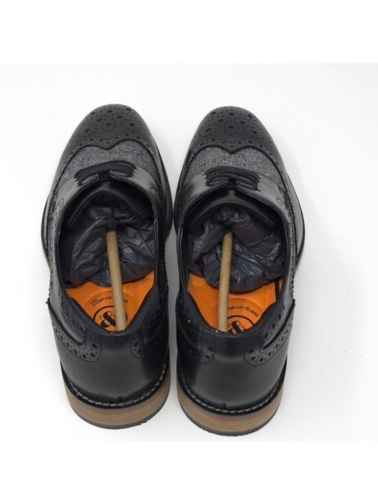 Thomas & Vine Wilder Black Leather Wingtip Derby main image 9